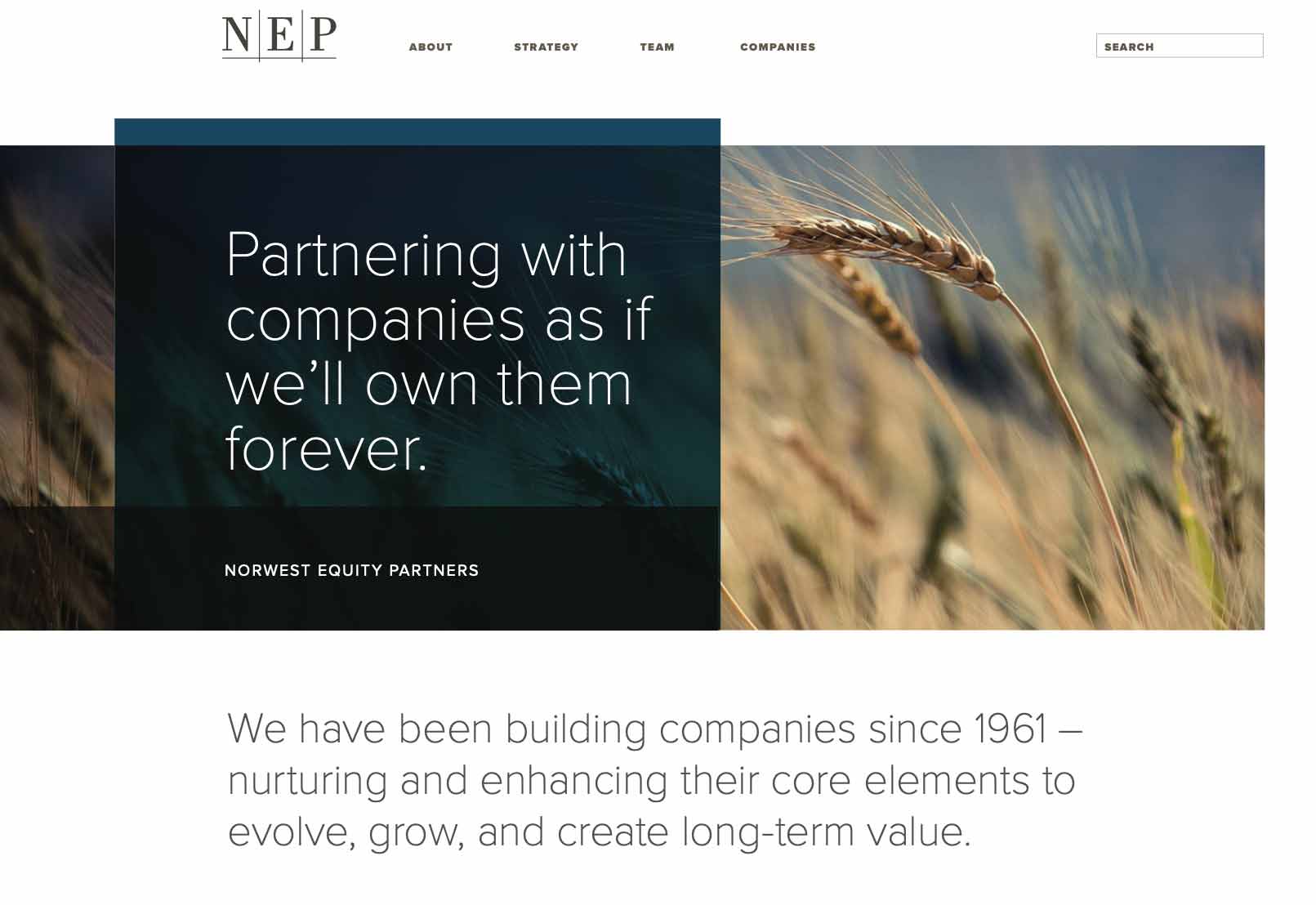 NEP website